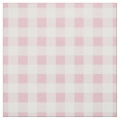 Pastelroze en wit geruit gingham stof (Swatch)