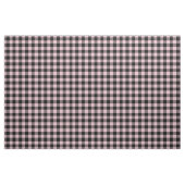 Pastelroze en zwart geruit gingham stof (Fat Quarter)