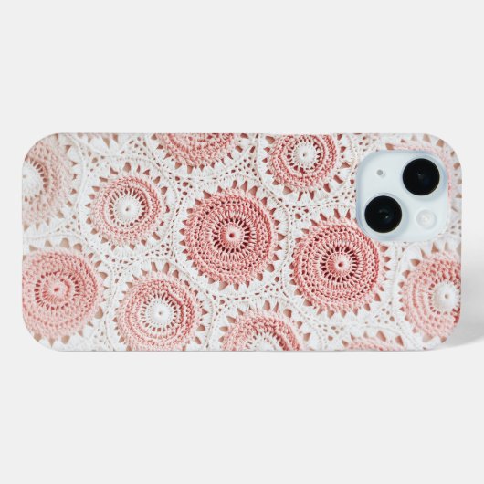 pastelroze haaknaald Case-Mate iPhone case (Achterkant (horizontaal))