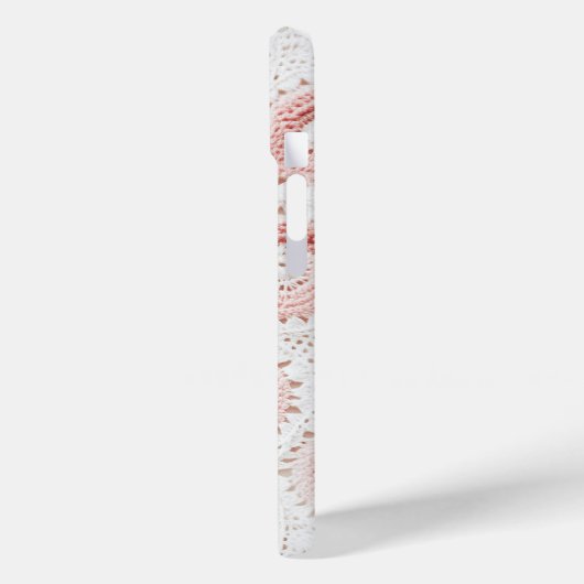 pastelroze haaknaald Case-Mate iPhone case (Achterkant / Links)