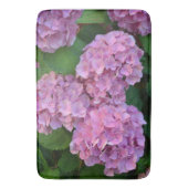 Pastelroze Hortensia hydrangea bloemen Badmat (Voorkant Verticaal)