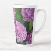 Pastelroze Hortensia hydrangea bloemen Latte Mok (Rechts)