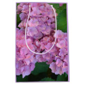 Pastelroze Hortensia hydrangea bloemen Medium Cadeauzakje (Voorkant)