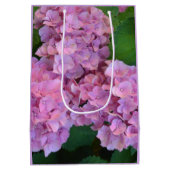 Pastelroze Hortensia hydrangea bloemen Medium Cadeauzakje (Achterkant)