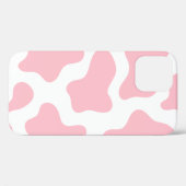 pastelroze koe print kawaii Case-Mate iPhone case (Achterkant (horizontaal))