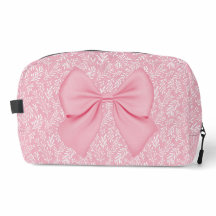 PASTELROZE MET KLEINE WITTE BLADEREN & ROZE BOOG