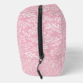 PASTELROZE MET KLEINE WITTE BLADEREN & ROZE BOOG TOILETTASJE (Rechts)