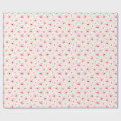 Pastelroze orchideeën cadeaupapier (Vlak)
