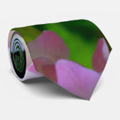 pastelroze paarse hydrangeenbloemen Bride Stropdas (Opgerold)