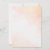 Pastelroze zoete teddybeer verjaardagsfeestje  kaart (Achterkant)