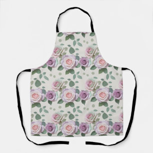 Pastelrozen in tinten lila mint en blozen schort