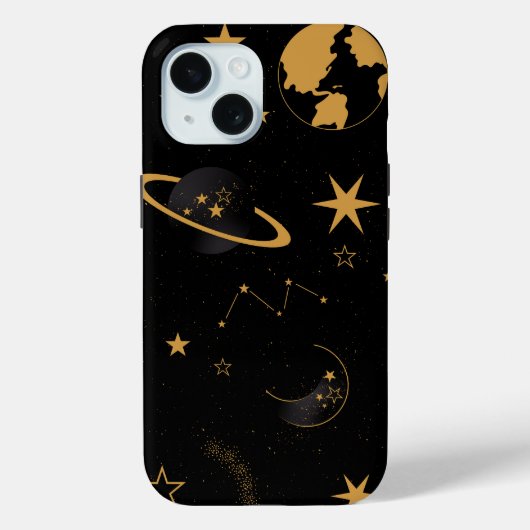 Pastelruimte: stijlvol kosmisch ontwerp Case-Mate iPhone case (Achterkant)