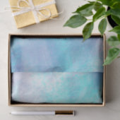 Pastels Aqua Abstract Tissuepapier (Geschenk)
