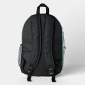 Pastels Back Pack Bedrukte Rugzak (Achterkant)
