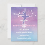  Pastels Ballet Dance, Dancer Save the Date Kaart (Voorkant)