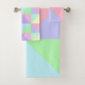 Pastels Bath Towel Set Bad Handdoek (Insitu)