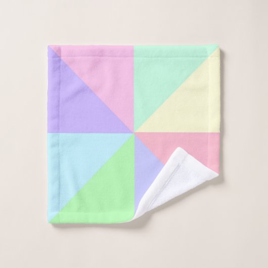 Pastels Bath Towel Set Bad Handdoek (Wasdoekje)