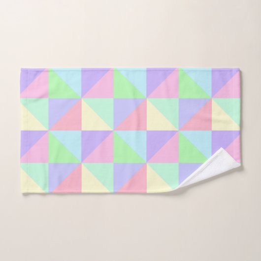 Pastels Bath Towel Set Bad Handdoek (Handdoek)