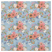 Pastels Boho Floral Bouquets Pattern Stof (Swatch)