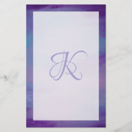  pastels | Cute Pink Cloud Paars Blue Sky Briefpapier