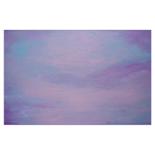  pastels   Cute Pink Cloud Paars Blue Sky Stof