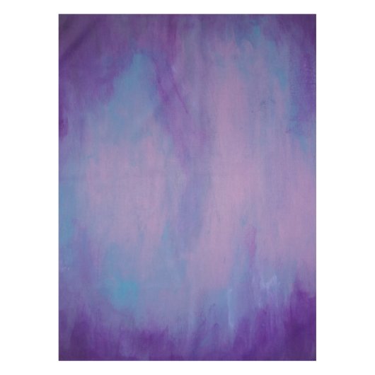 pastels | Cute Pink Cloud Paars Blue Sky Tafelkleed (Voorkant)