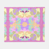 Pastels Fleece Deken (Voorkant (Horizontaal))