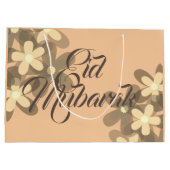 Pastels floral Eid Mubarak cadeau Groot Cadeauzakje (Achterkant)