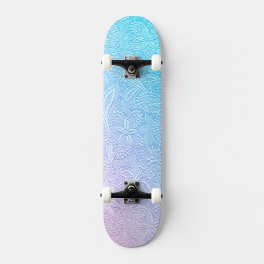 Pastels Flow Floral Skateboard (Voorkant)