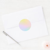Pastels Gradient Custom Trendy  Ronde Sticker (Envelop)