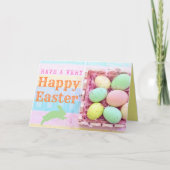 Pastels Happy Paaster Kaart (Voorkant)