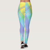 Pastels paaspatroon leggings (Achterkant)