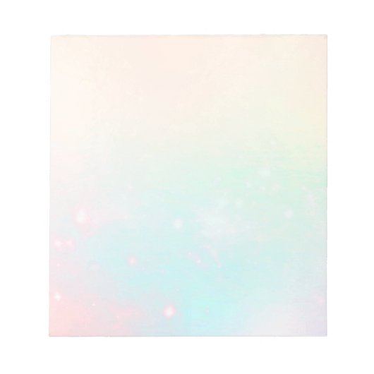 Pastels Pattern Notitieblok (Voorkant)