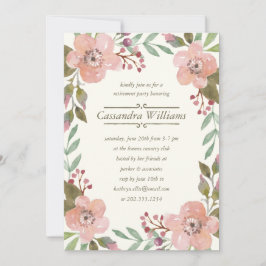 pastels | Pensioenpartij Floral Wreator Kaart