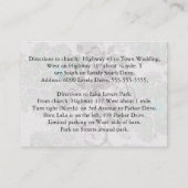 pastels Spring floral damask Informatiekaartje (Achterkant)