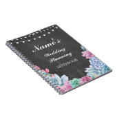 Pastels Succulents Notebook Weddenschap Planning N Notitieboek (Rechterzijde)