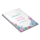 Pastels Succulents Notebook Weddenschap Planning N Notitieboek (Rechterzijde)