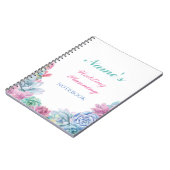 Pastels Succulents Notebook Weddenschap Planning N Notitieboek (Linkerzijde)