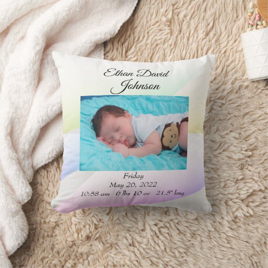 Pastels Triangles Baby Kussen (Deken)