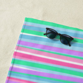  pastels verticale strepen strandlaken