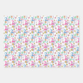 pastels voor paasmakerijen inpakpapier vel (Voorkant 3)