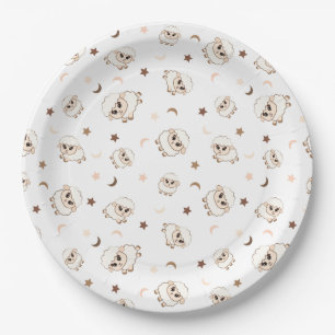 pastelschappatroon papieren bordje