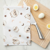 pastelschappatroon theedoek (Quarter Fold)