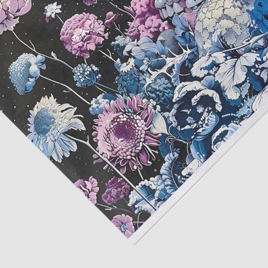  pastelschedel en bloemendecoupage rechts 145 tissuepapier (Detail)