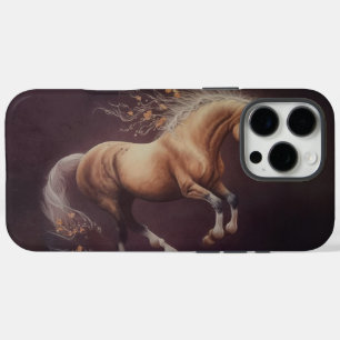Pastelschilderij van een rennend paard iPhone 16 pro max hoesje