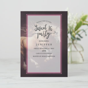 Pastelschilderij van een rennend paard kaart