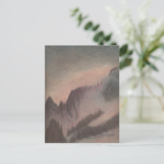  pastelschildermijn briefkaart (Staand voorkant)