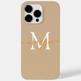 Pastelscript Monogram gepersonaliseerde telefoonho Case-Mate iPhone 14 Pro Max Hoesje