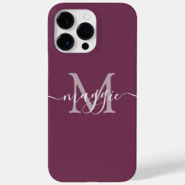 Pastelscript Monogram gepersonaliseerde telefoonho Case-Mate iPhone 14 Pro Max Hoesje