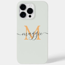 Pastelscript Monogram gepersonaliseerde telefoonho Case-Mate iPhone 14 Pro Max Hoesje
